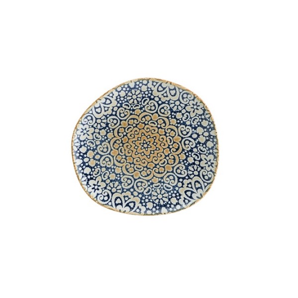 Тарелка, форма Ваго, «Альхамбра», d=150 мм, фарфор, цветной, Bonna (Турция)