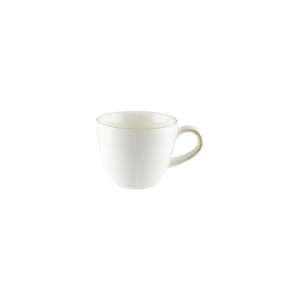 Чашка кофейная (блюдце ALHGRM02KT) «Альхамбра», 80 мл, d=65 мм, h=53 мм, фарфор, белый/бежевый, Bonna (Турция)