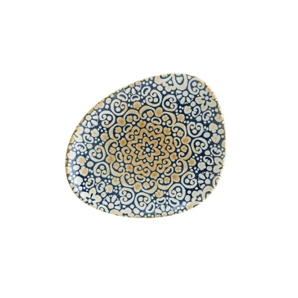 Тарелка, форма Ваго, «Альхамбра», d=190 мм, фарфор, цветной, Bonna (Турция)