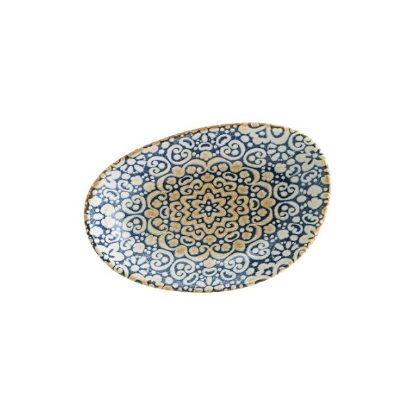Салатник овальный «Альхамбра», 150х100 мм, 140 мл, h=30 мм, фарфор, цветной, Bonna (Турция)