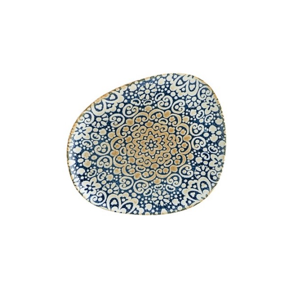 Тарелка, форма Ваго, «Альхамбра», d=330 мм, фарфор, цветной, Bonna (Турция)