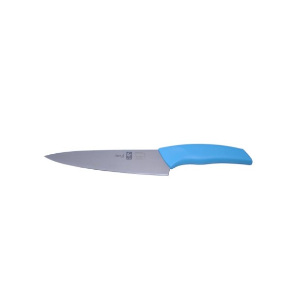 Нож поварской «I-Tech», 180/290 мм, прямой, нерж. сталь/пластик, голубой, Icel (Португалия)