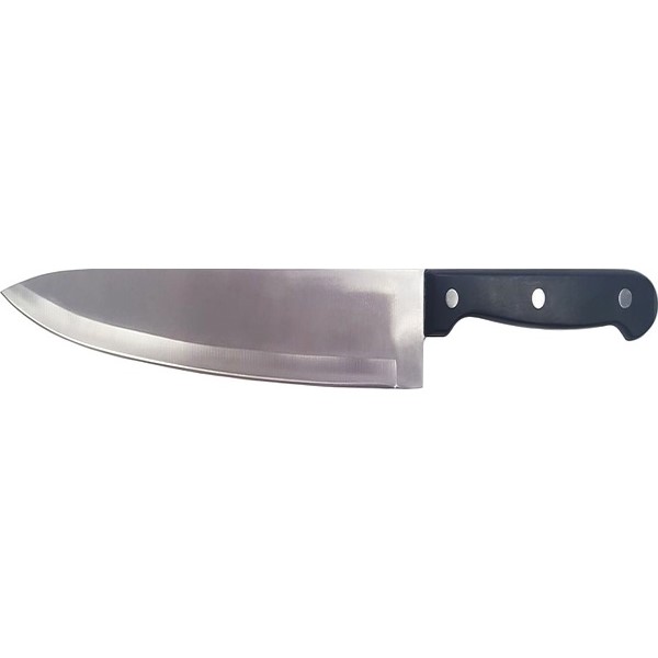 Нож шеф повара, 200/320 мм, прямой, нерж. сталь/пластик, металлик, MVQ (Китай)
