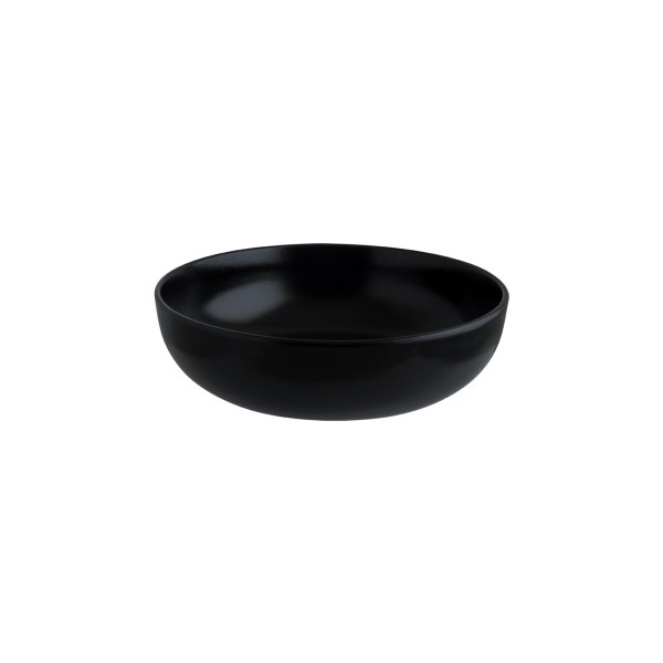 Салатник, форма Нотнит «Black», 990 мл, d=180 мм, h=58 мм, фарфор, черный, Bonna (Турция)