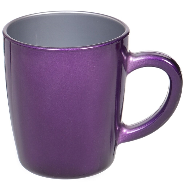 Кружка «Бейзик», 350 мл, d=85 мм, h=95 мм, стекло, фиолетовый, Pasabahce (Россия)