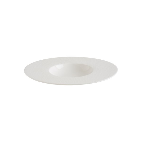 Тарелка для пасты, форма Нит «Пэтч», 220 мл, d=300 мм, фарфор, белый, Bonna (Турция)