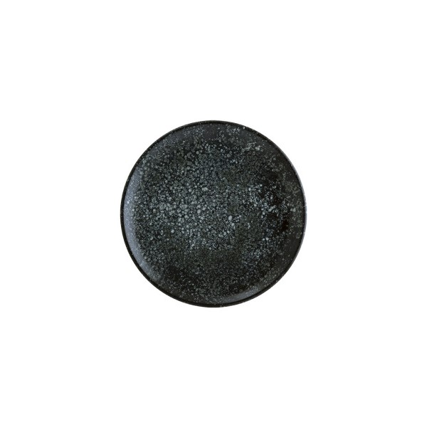 Тарелка, форма Гурмэ «Черный Космос», d=250 мм, фарфор, черный, Bonna (Турция)