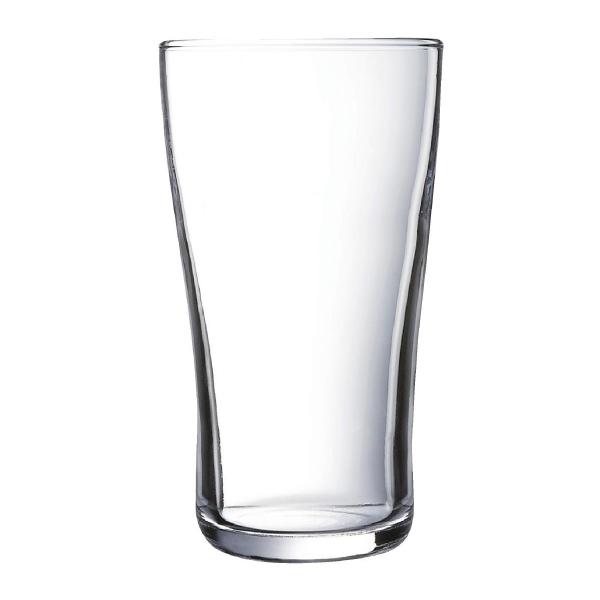 Стакан для пива «Ультимэйт Пинт», 570 мл, d=90 мм, h=160 мм, стекло, прозрачный, Arcoroc (Франция)