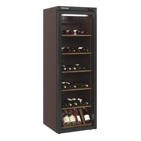 Шкаф холодильный для экспозиции и хранения вина, 1108027d DW104-Bravo, Polair (Россия)