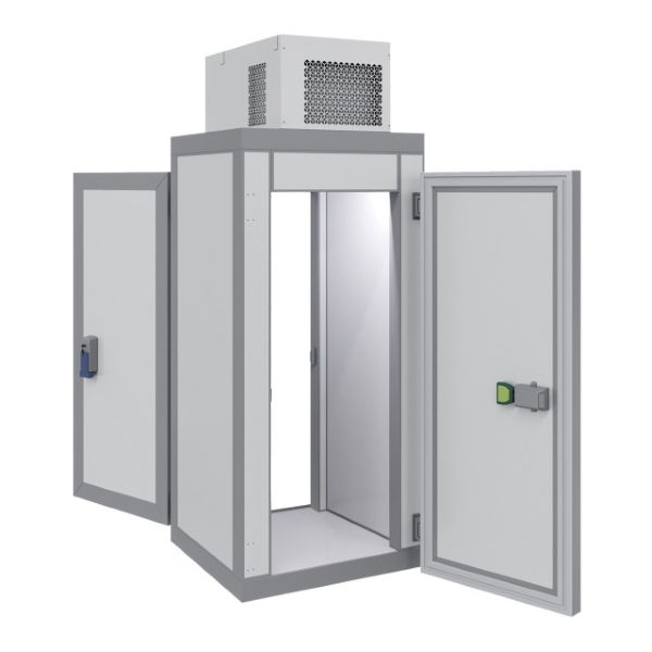 Камера холодильная с двумя дверями и среднетемпературным агрегатом, 1000х1300х2615, толщина панелей: 80, КХН-1,44 Minicella MM 2 двери, Polair (Россия)