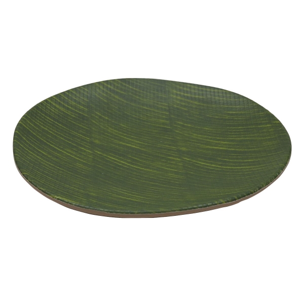 Блюдо-поднос «Green Banana Leaf», 205х205х30 мм, меламин, зеленый, P.L. ProffСuisine (Китай)