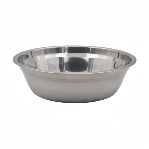 Миска, 1,4 л, d=200 мм, h=60 мм, нерж. сталь, металлик, MGSteel (Индия)