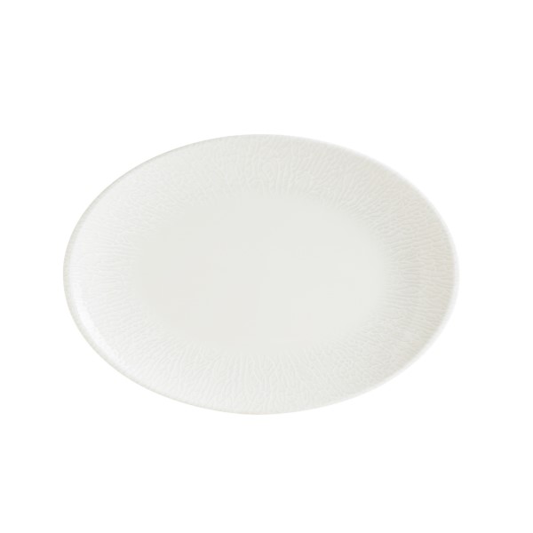 Блюдо овальное «White Radix», 310х240 мм, фарфор, белый, Bonna (Турция)