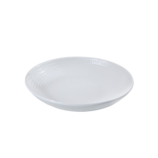 Тарелка глубокая «White Pure Dot», 1 000 мл, d=230 мм, h=45 мм, фарфор, белый, Bonna (Турция)