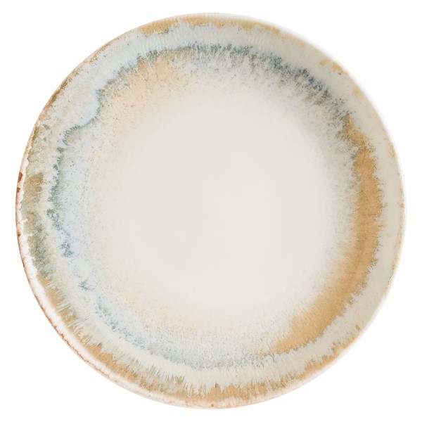 Тарелка «Knidos», d=230 мм, фарфор, бежевый/серый, Bonna (Турция)