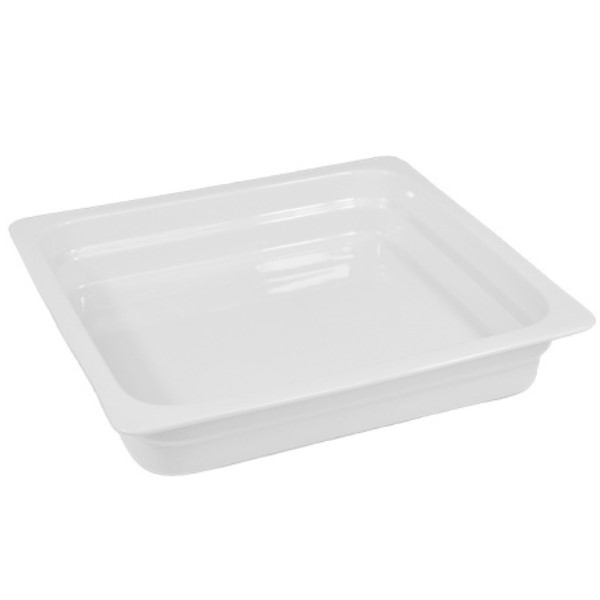 Гастроемкость, 2/3, кол-во секций: 1, h=65 мм, фарфор, белый, Bonna (Турция)