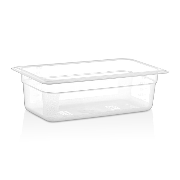 Гастроемкость, 1/3, кол-во секций: 1, h=100 мм, п/п, прозрачный, Gastroplast (Турция)