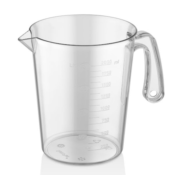 Кувшин мерный, 2 000 мл, полипропилен, прозрачный, Gastroplast (Турция)