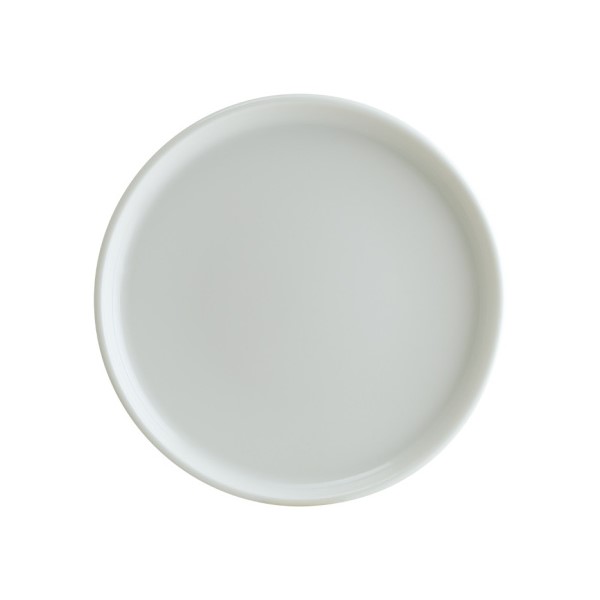 Тарелка, форма Хюгге (с бортом) «White», d=250 мм, фарфор, белый, Bonna (Турция)